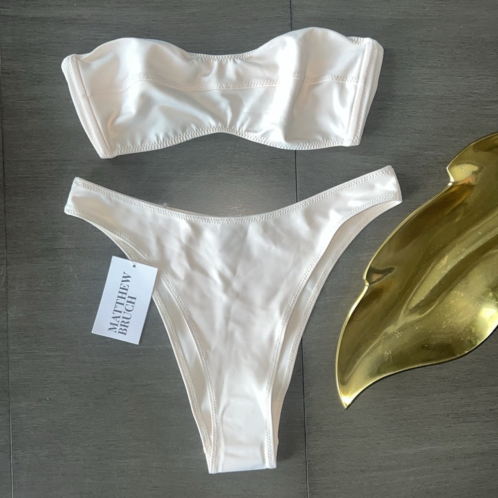MATTHEW BEICH EVA HIGH CUT BIKINI SET L